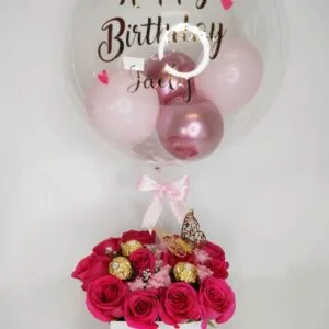 Arreglo de Rosas  #1 (bouquet  caja rosas pequeño)
