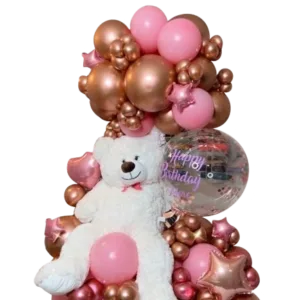 Bouquet Balloon Oso